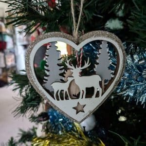 Wooden Christmas Tree Decoration